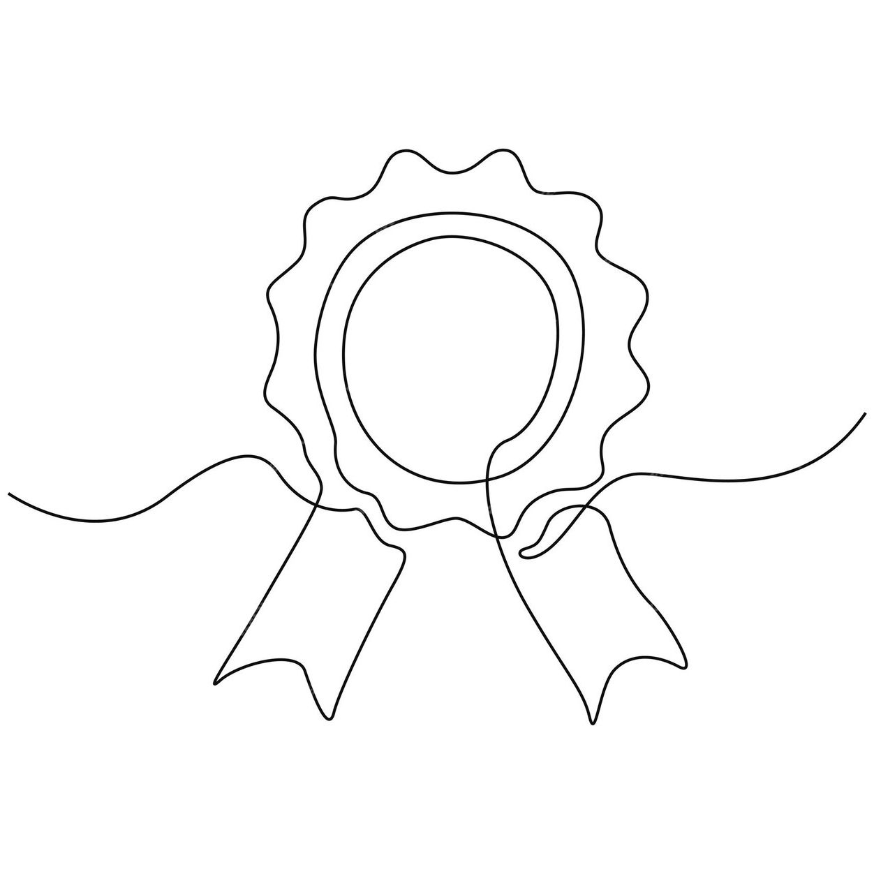 continuous-one-line-drawing-award-ribbon-achievement-ribbon-line-art-vector-illustration_2242-895